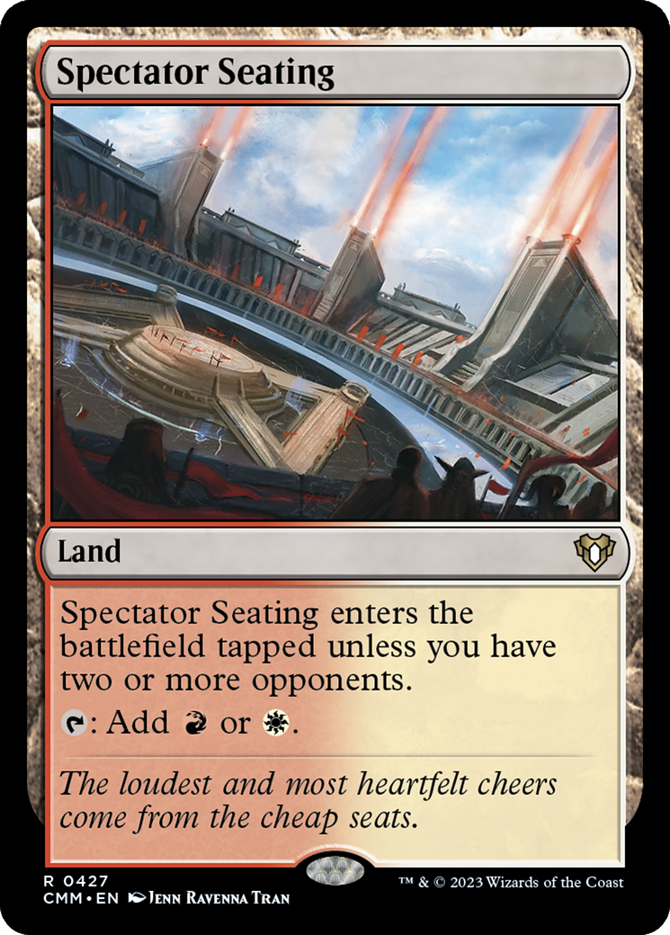 MAGIC: THE GATHERING - Spectator Seating (CMM-427) - Commander Masters Foil