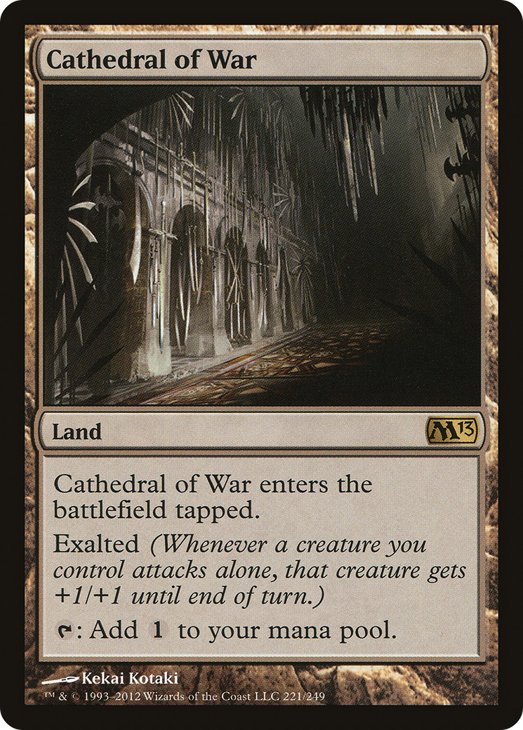 MAGIC: THE GATHERING - Cathedral of War (M13-221) - Magic 2013 Foil