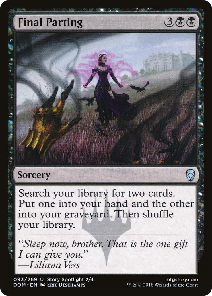 MAGIC: THE GATHERING - Final Parting (DOM-093) - Dominaria Foil