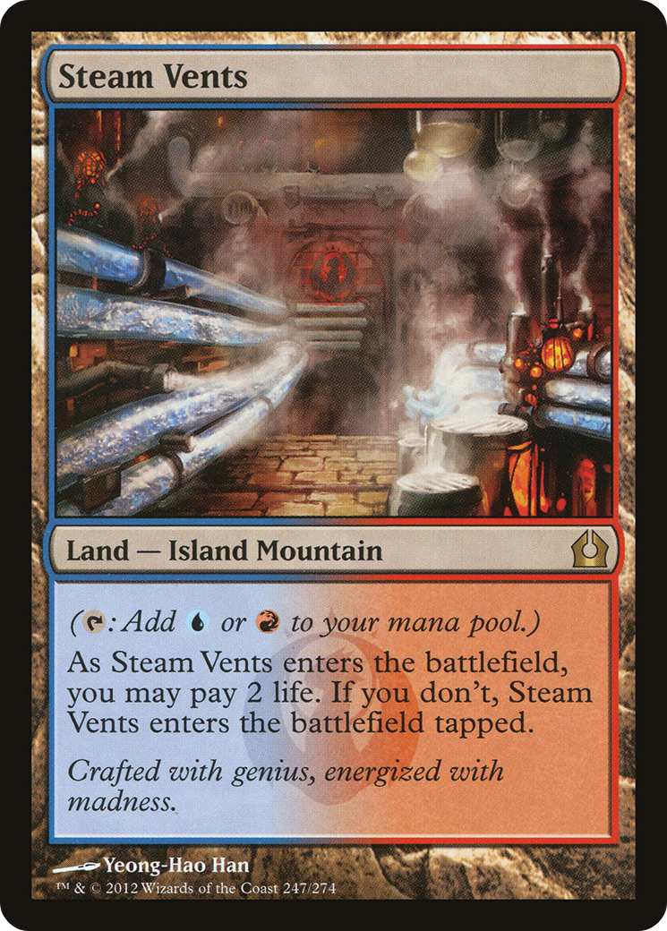 MAGIC: THE GATHERING - Steam Vents (RTR-247) - Return to Ravnica