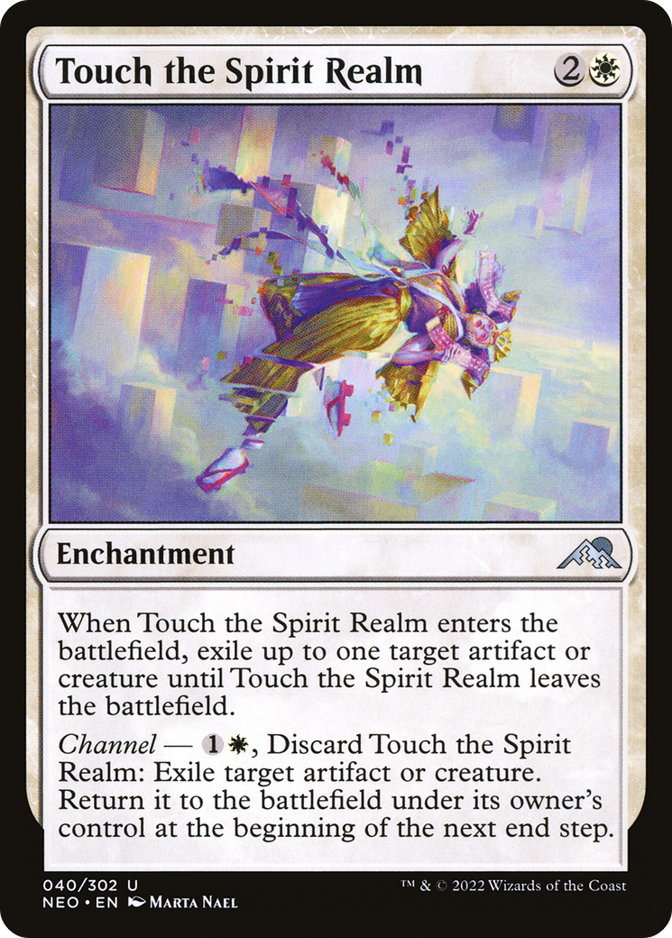 MAGIC: THE GATHERING - Touch the Spirit Realm (NEO-040) - Kamigawa: Neon Dynasty