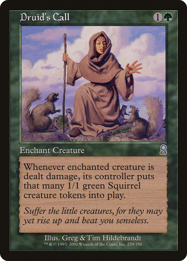 MAGIC: THE GATHERING - Druid's Call (ODY-239) - Odyssey Foil
