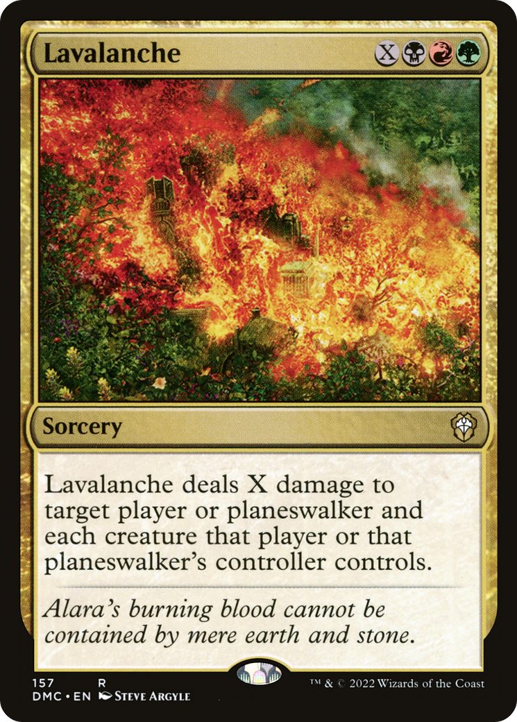 MAGIC: THE GATHERING - Lavalanche (DMC-157) - Dominaria United Commander