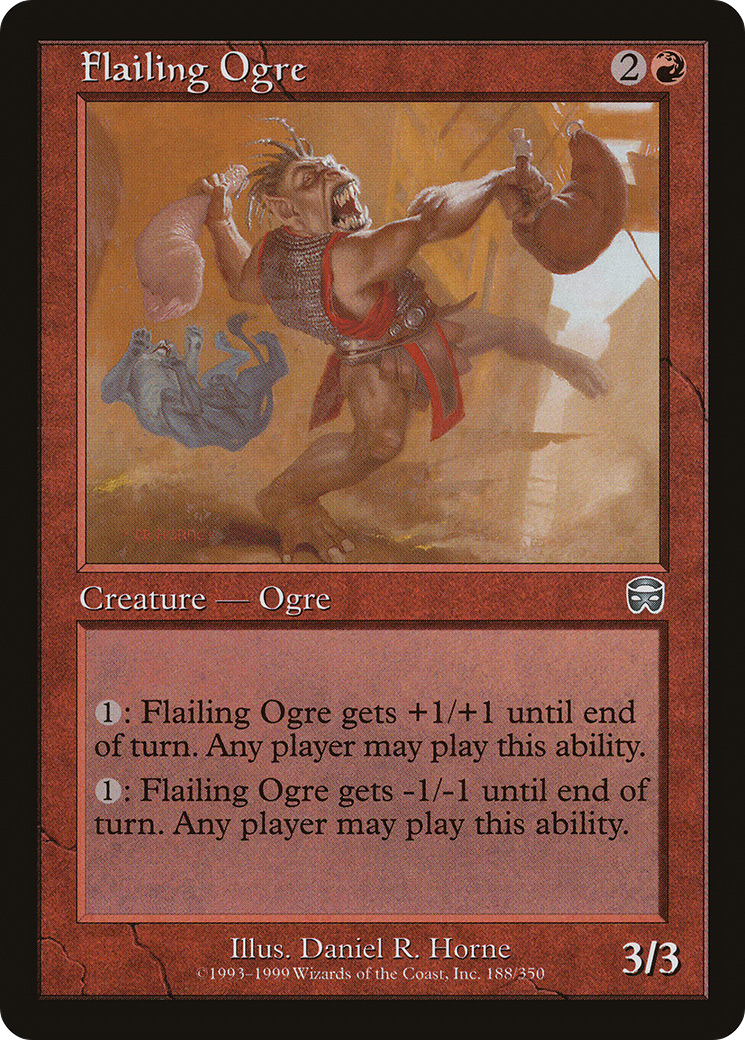 MAGIC: THE GATHERING - Flailing Ogre (MMQ-188) - Mercadian Masques