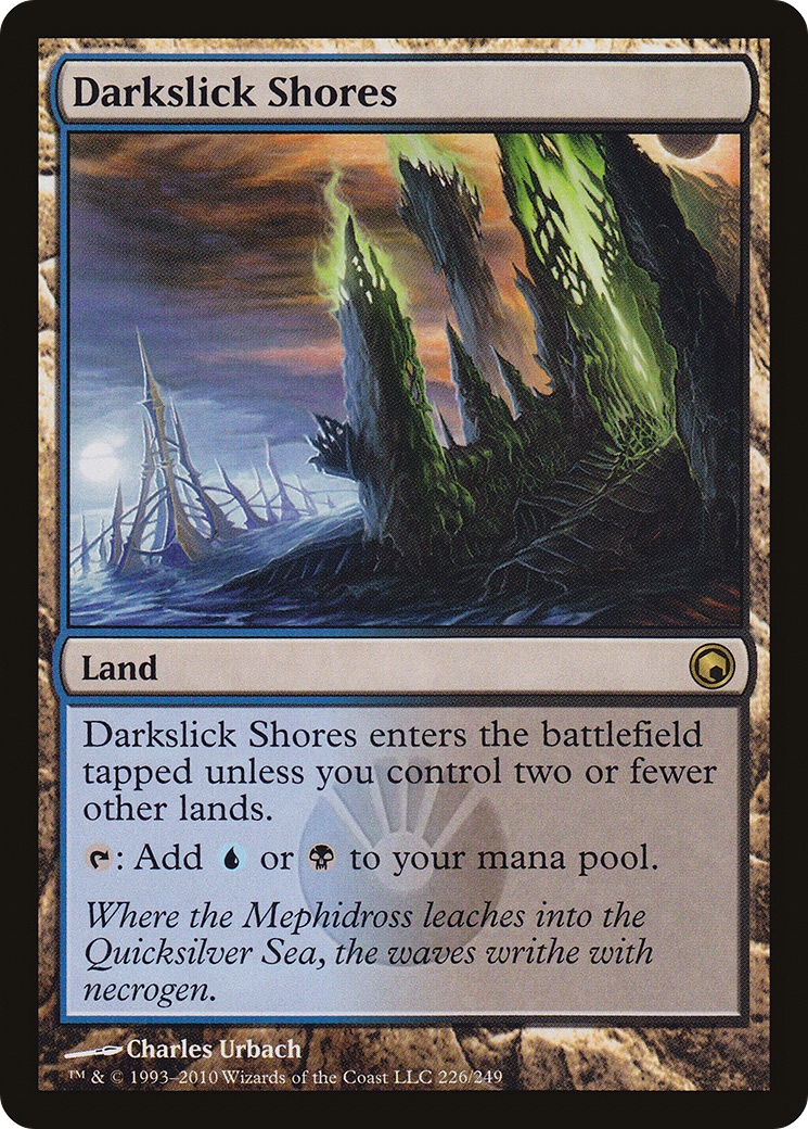 MAGIC: THE GATHERING - Darkslick Shores (SOM-226) - Scars of Mirrodin Foil