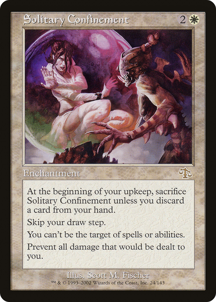 MAGIC: THE GATHERING - Solitary Confinement (JUD-024) - Judgment Foil