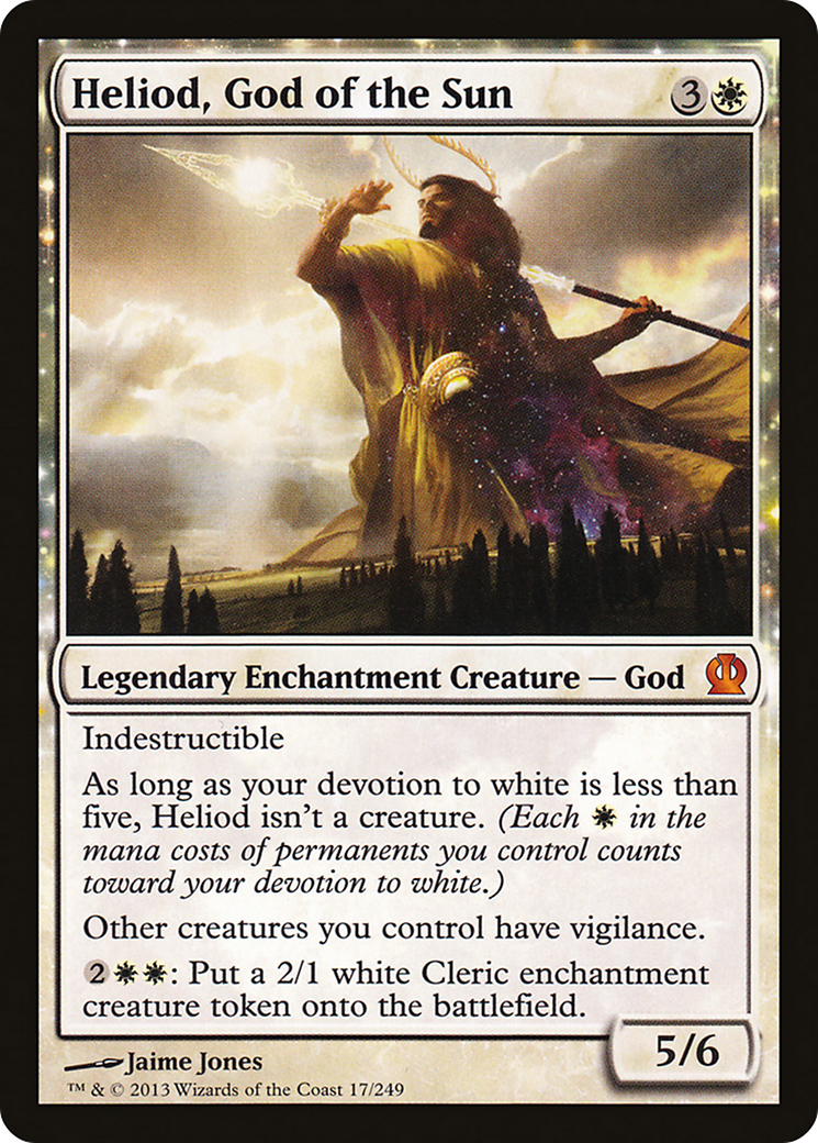 MAGIC: THE GATHERING - Heliod, God of the Sun (THS-017) - Theros: (enchantment) Foil