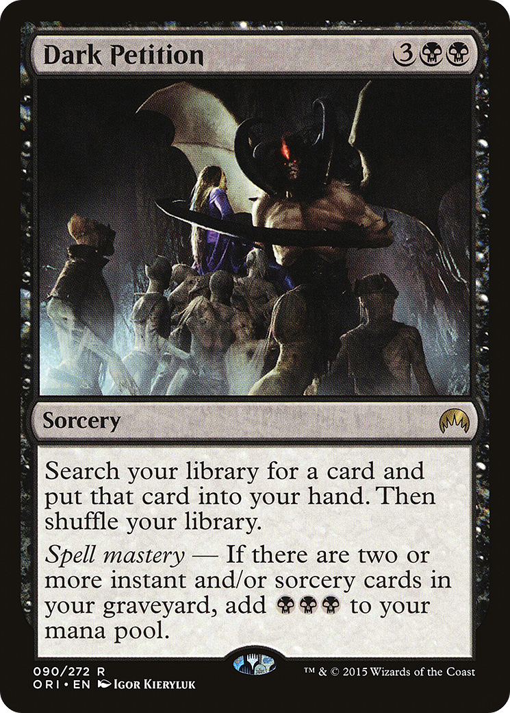 MAGIC: THE GATHERING - Dark Petition (ORI-090) - Magic Origins Foil