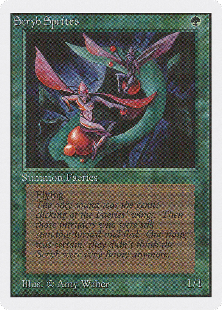 MAGIC: THE GATHERING - Scryb Sprites (2ED-216) - Unlimited Edition