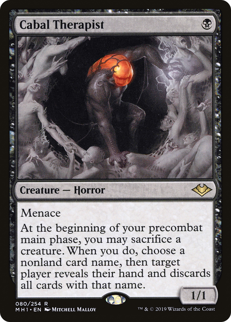 MAGIC: THE GATHERING - Cabal Therapist (MH1-080) - Modern Horizons Foil