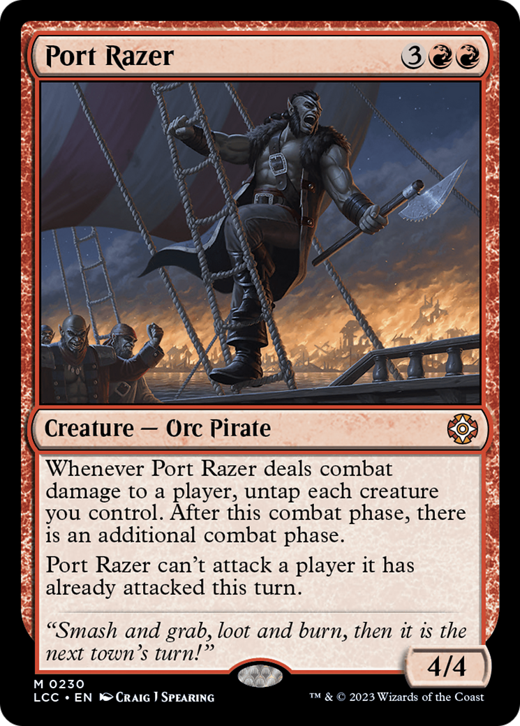 MAGIC: THE GATHERING - Port Razer (LCC-230) - The Lost Caverns of Ixalan Commander
