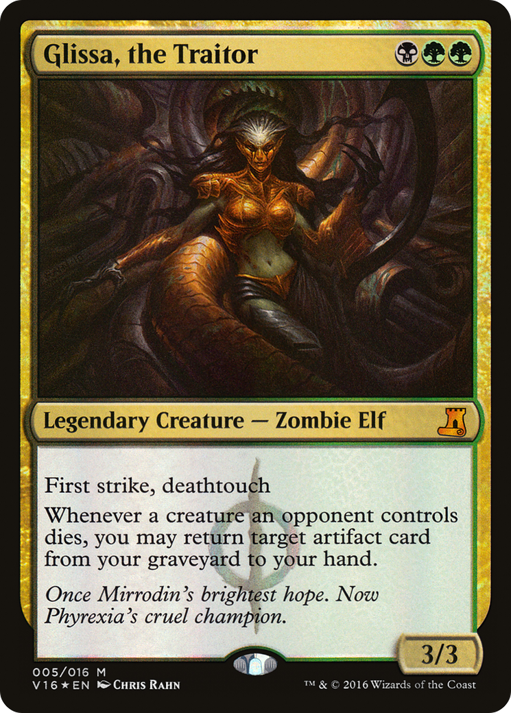 MAGIC: THE GATHERING - Glissa, the Traitor (V16-005) - From the Vault: Lore Foil