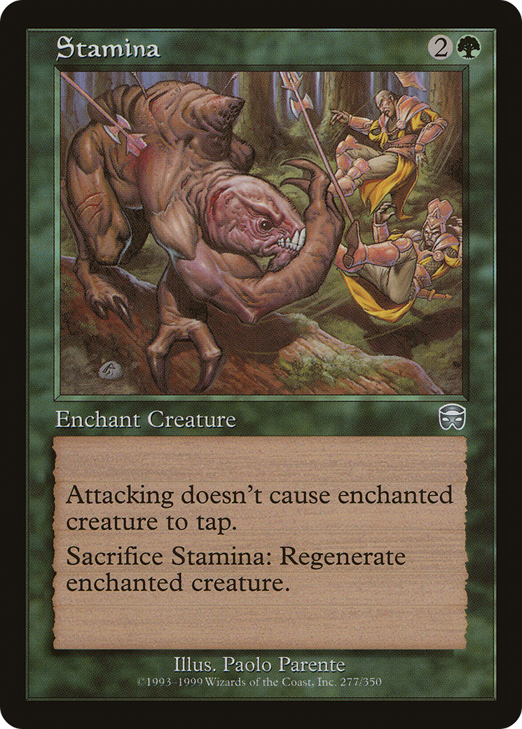 MAGIC: THE GATHERING - Stamina (MMQ-277) - Mercadian Masques Foil