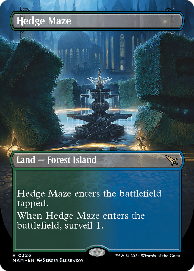 MAGIC: THE GATHERING - Hedge Maze (Borderless) (MKM-326) - Murders at Karlov Manor