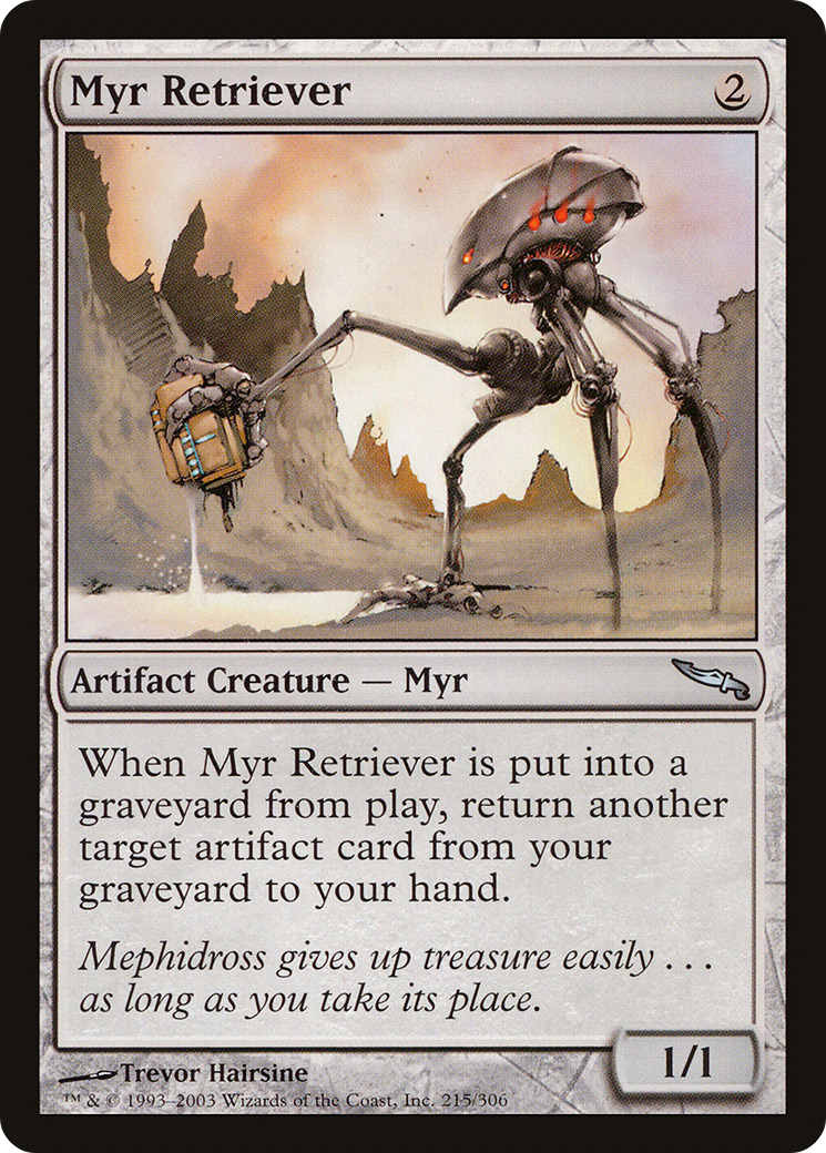 MAGIC: THE GATHERING - Myr Retriever (MRD-215) - Mirrodin Foil