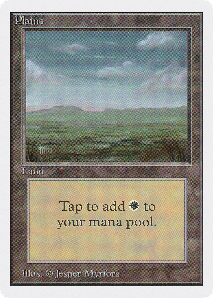 MAGIC: THE GATHERING - Plains (C) (2ED-290) - Unlimited Edition