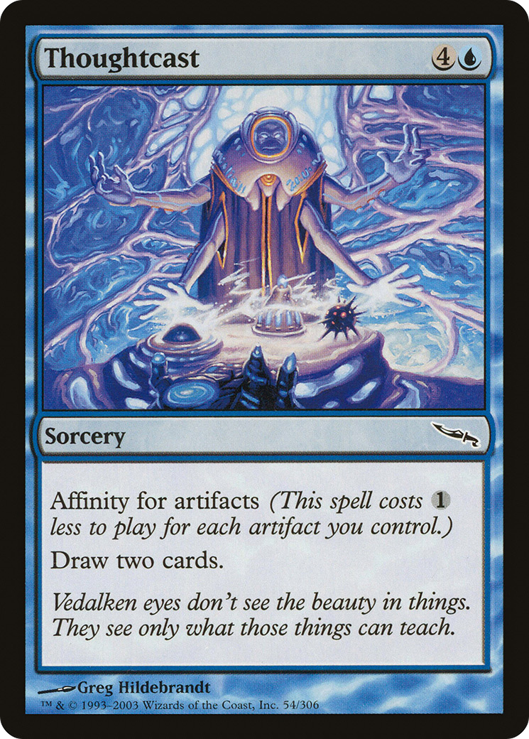 MAGIC: THE GATHERING - Thoughtcast (MRD-054) - Mirrodin Foil