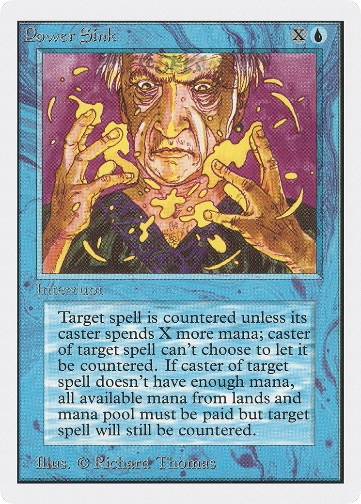 MAGIC: THE GATHERING - Power Sink (2ED-073) - Unlimited Edition