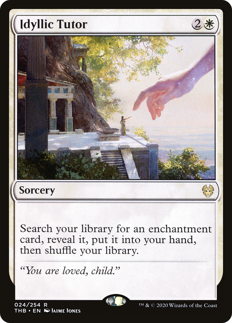 MAGIC: THE GATHERING - Idyllic Tutor (THB-024) - Theros Beyond Death Foil