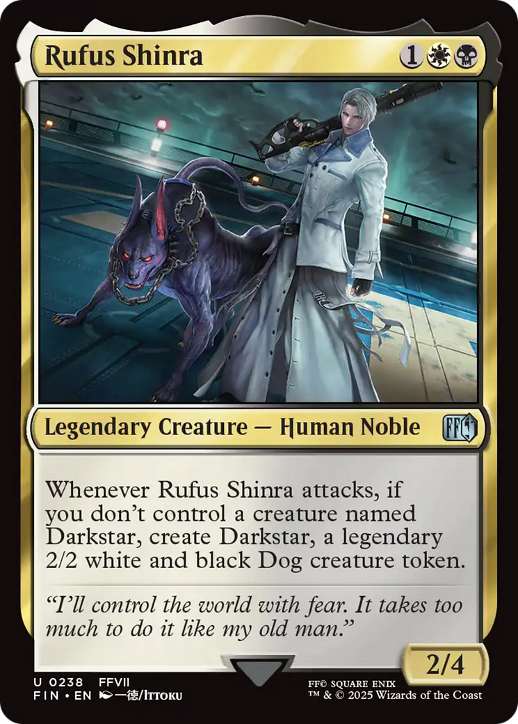 MAGIC: THE GATHERING - Rufus Shinra (FIN-238) - FINAL FANTASY