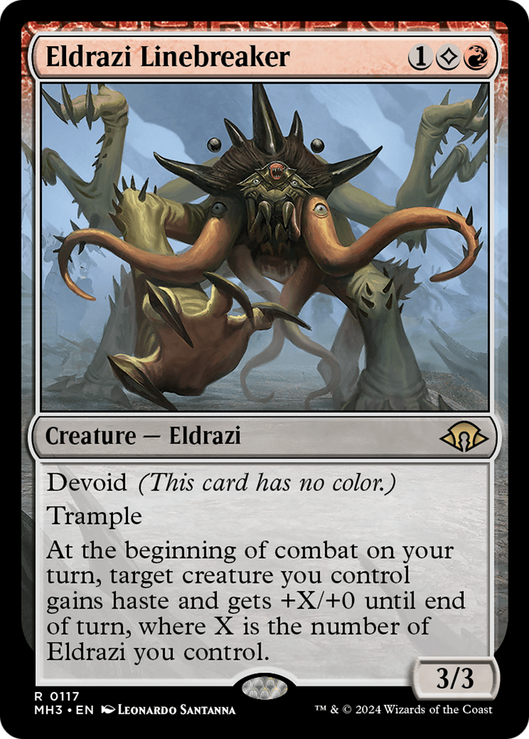 MAGIC: THE GATHERING - Eldrazi Linebreaker (MH3-117) - Modern Horizons 3: (devoid)