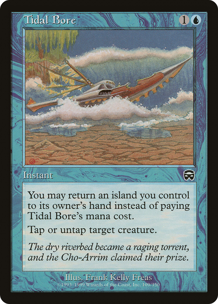MAGIC: THE GATHERING - Tidal Bore (MMQ-109) - Mercadian Masques Foil