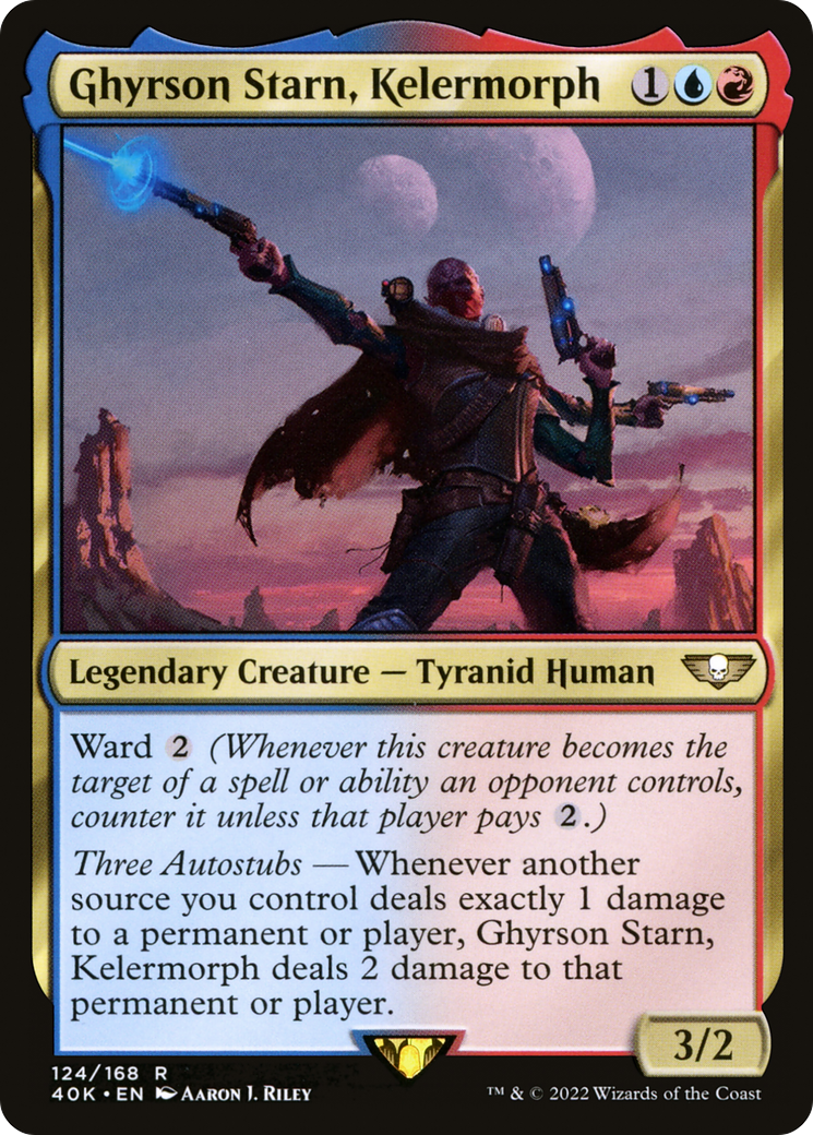 MAGIC: THE GATHERING - Ghyrson Starn, Kelermorph (40K-124) - Warhammer 40,000 Commander