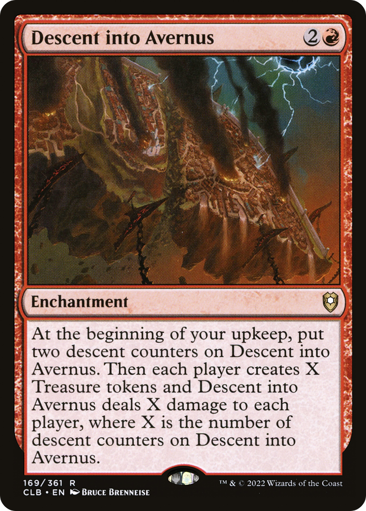 MAGIC: THE GATHERING - Descent into Avernus (CLB-169) - Commander Legends: Battle for Baldur's Gate Foil