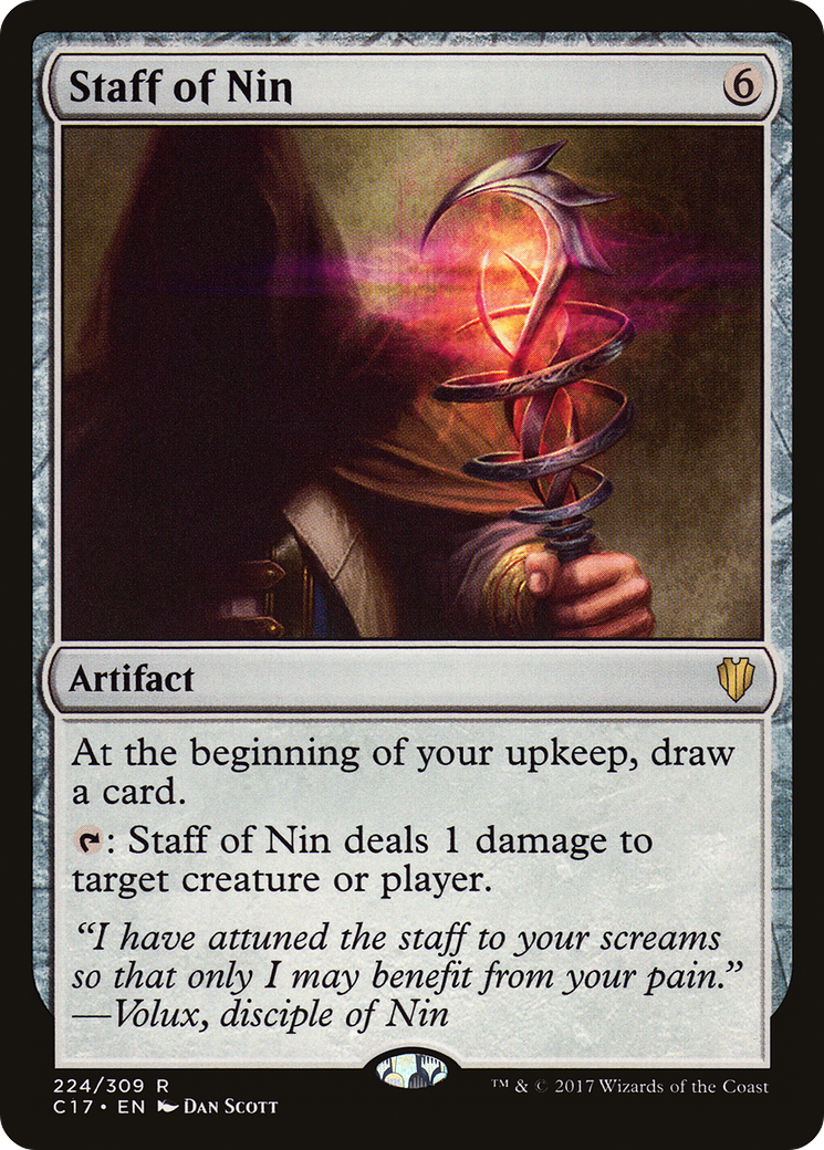 MAGIC: THE GATHERING - Staff of Nin (C17-224) - Commander 2017