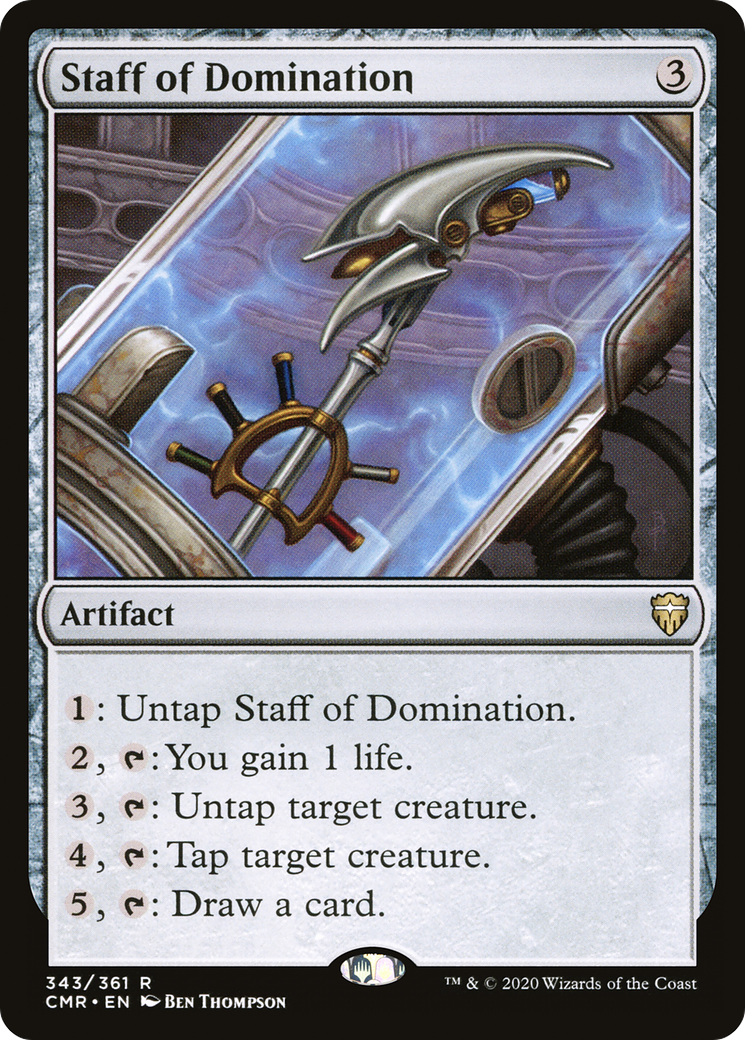 MAGIC: THE GATHERING - Staff of Domination (CMR-343) - Commander Legends