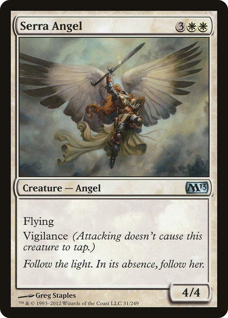 MAGIC: THE GATHERING - Serra Angel (M13-031) - Magic 2013