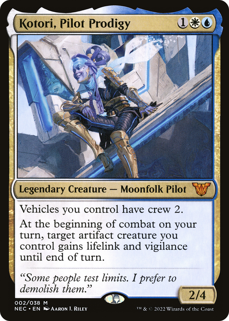 MAGIC: THE GATHERING - Kotori, Pilot Prodigy (NEC-002) - Neon Dynasty Commander Foil