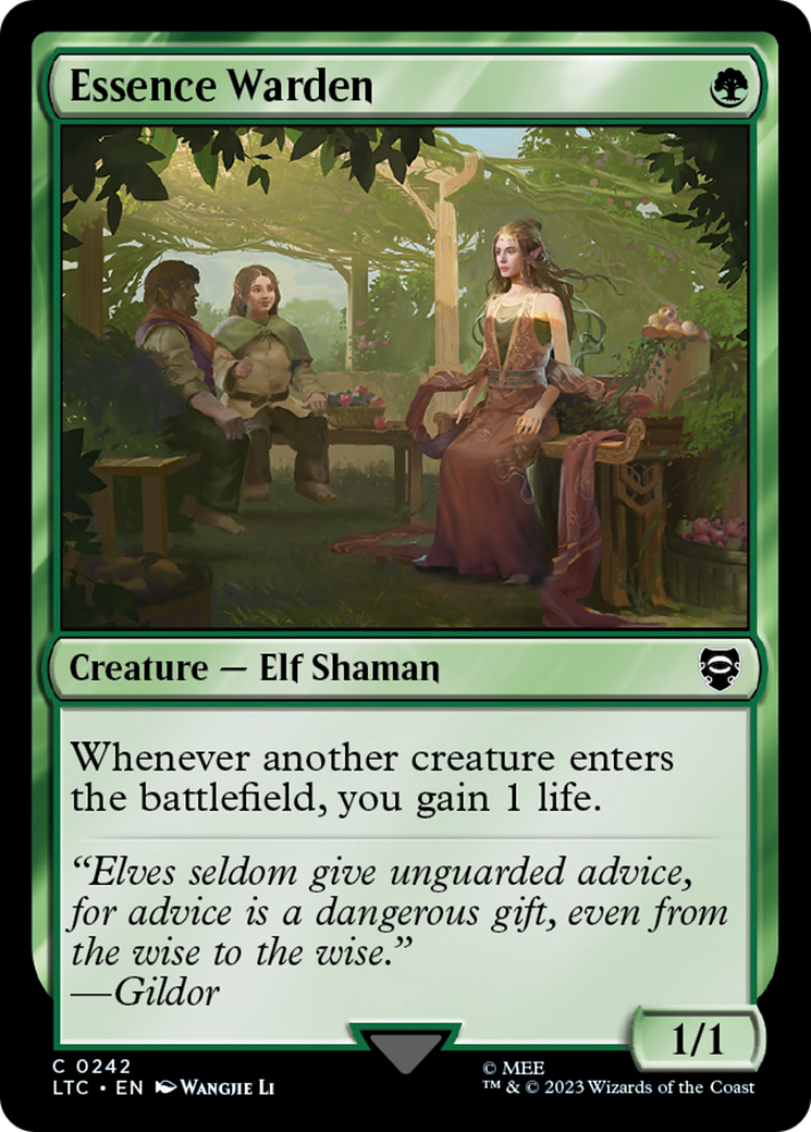 MAGIC: THE GATHERING - Essence Warden (LTC-242) - Tales of Middle-earth Commander