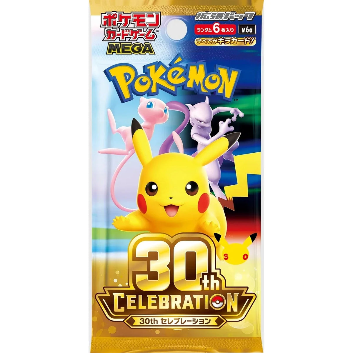 POKEMON TCG JAPANESE - 30th Japanese M6A booster pack