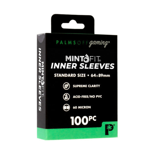 PALMS OFF - MintFit Inner Sleeves - Standard Size - 100pc