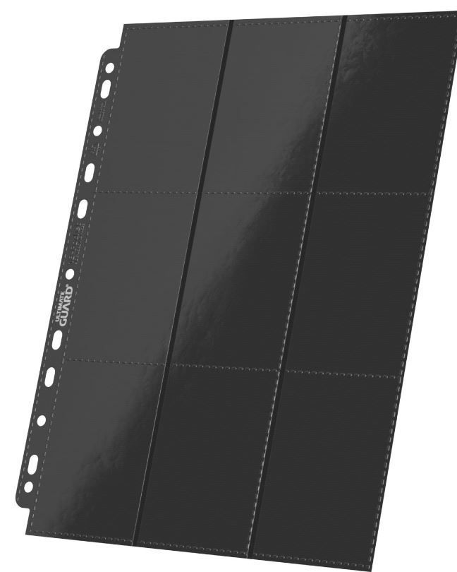 ULTIMATE GUARD - 18-Pocket Pages Side-Loading (10) - Black