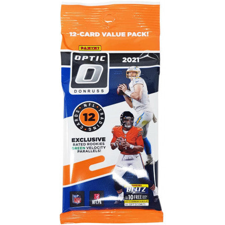 2021 Panini NFL Donruss Optic Football Fat Pack Booster Pack