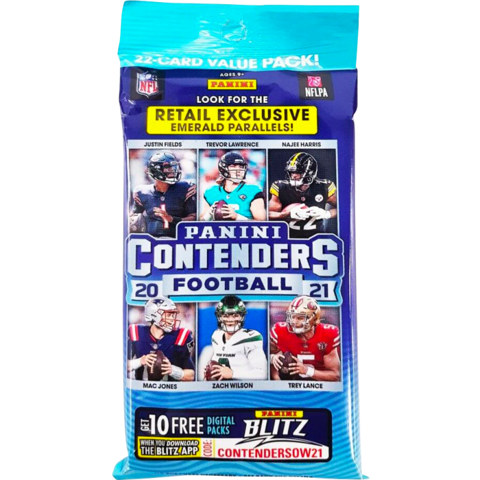 2020-21 PANINI CONTENDERS FOOTBALL FAT PACK
