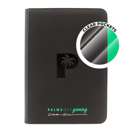 PALMS OFF - Collector's Series Top Loader Zip Binder - CLEAR