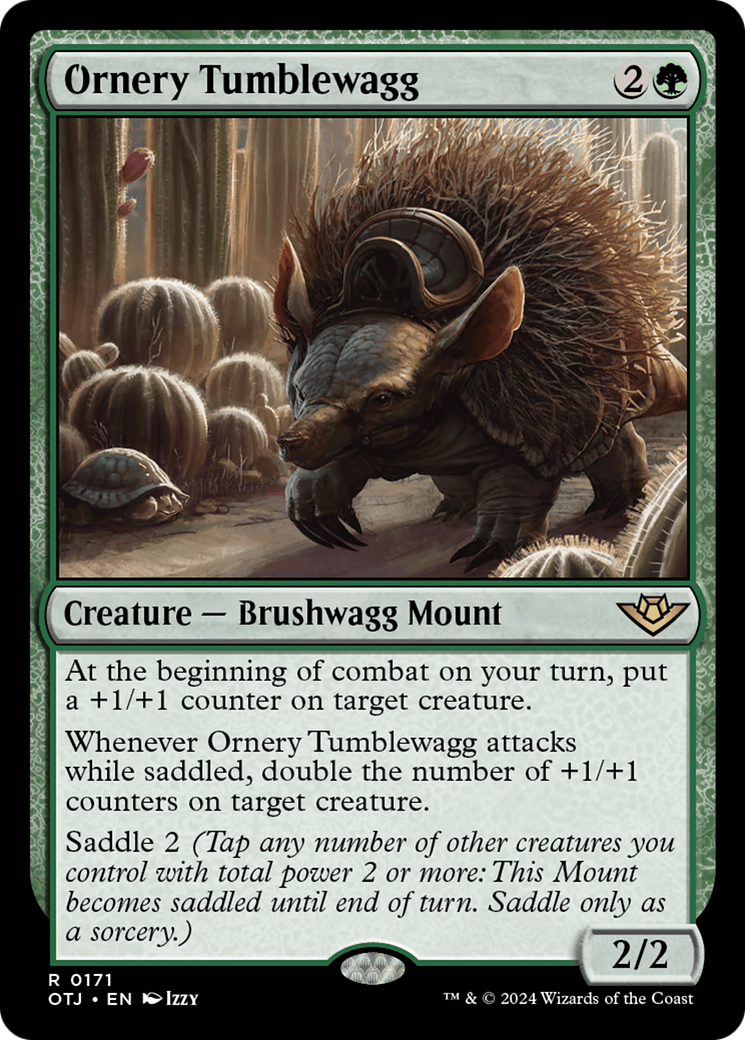 MAGIC: THE GATHERING  - Ornery Tumblewagg (OTJ-171) - Outlaws of Thunder Junction