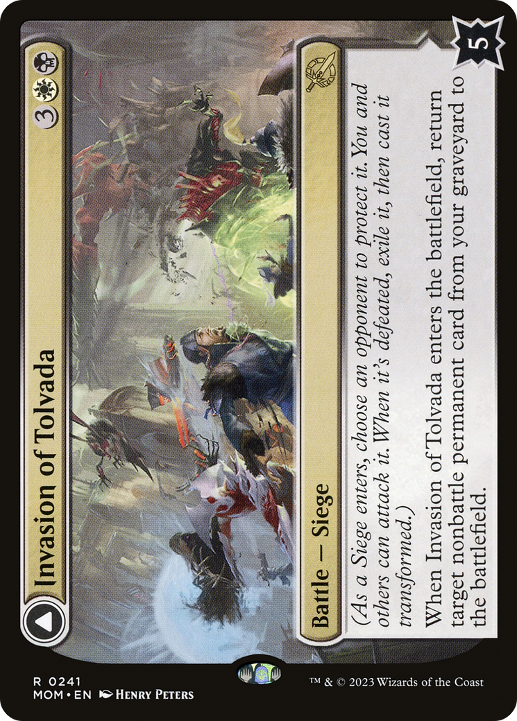 MAGIC: THE GATHERING  - Invasion of Tolvada (MOM-241) - March of the Machine Foil