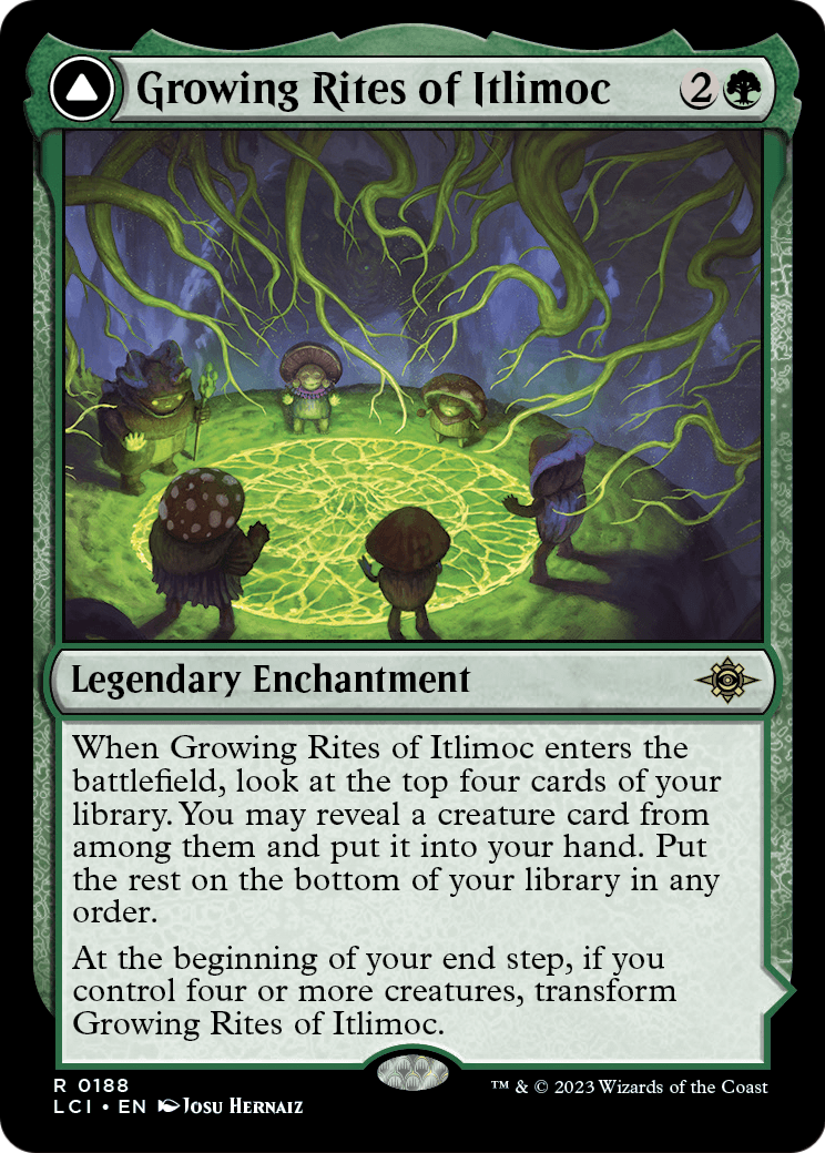 MAGIC: THE GATHERING  - Growing Rites of Itlimoc (LCI-188) - The Lost Caverns of Ixalan