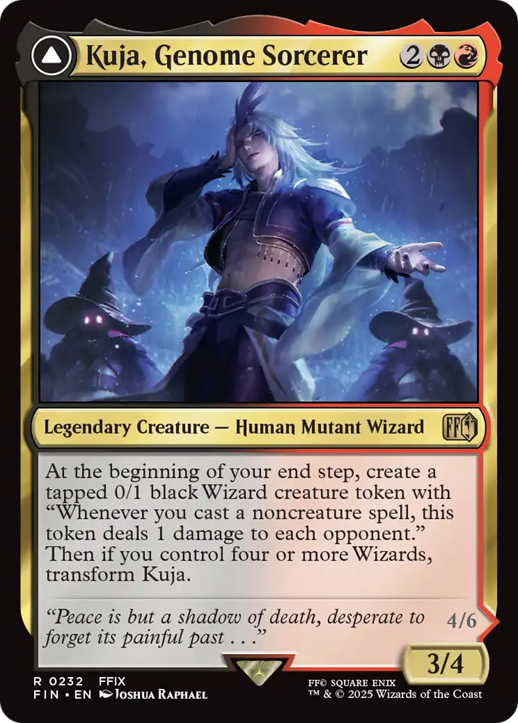 MAGIC: THE GATHERING  - Kuja, Genome Sorcerer (FIN-232) - FINAL FANTASY Foil