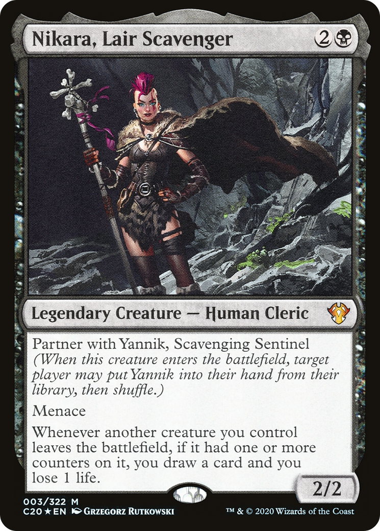 MAGIC: THE GATHERING  - Nikara, Lair Scavenger (C20-003) - Commander 2020 Foil