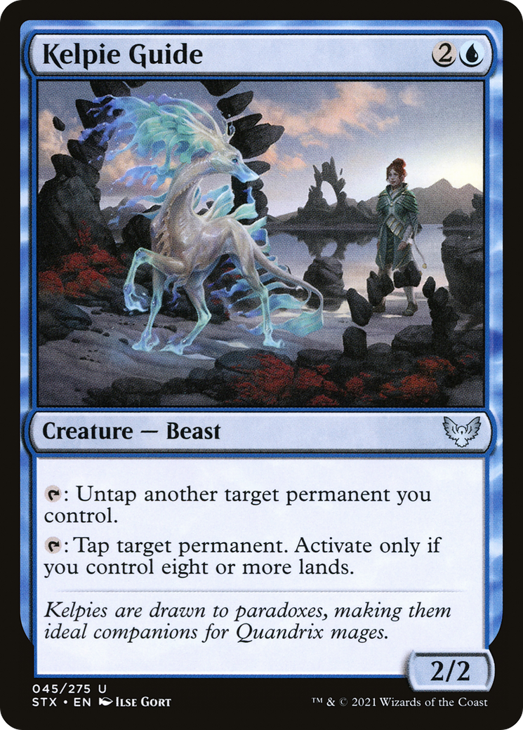 MAGIC: THE GATHERING  - Kelpie Guide (STX-045) - Strixhaven: School of Mages