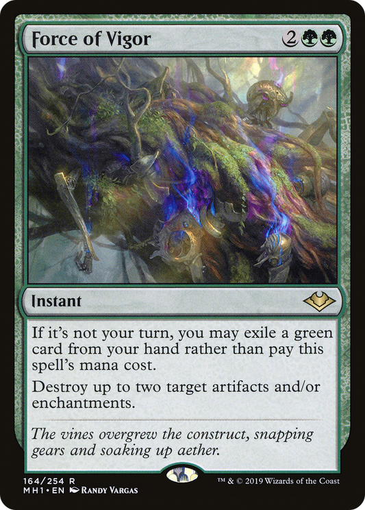MAGIC: THE GATHERING  - Force of Vigor (MH1-164) - Modern Horizons