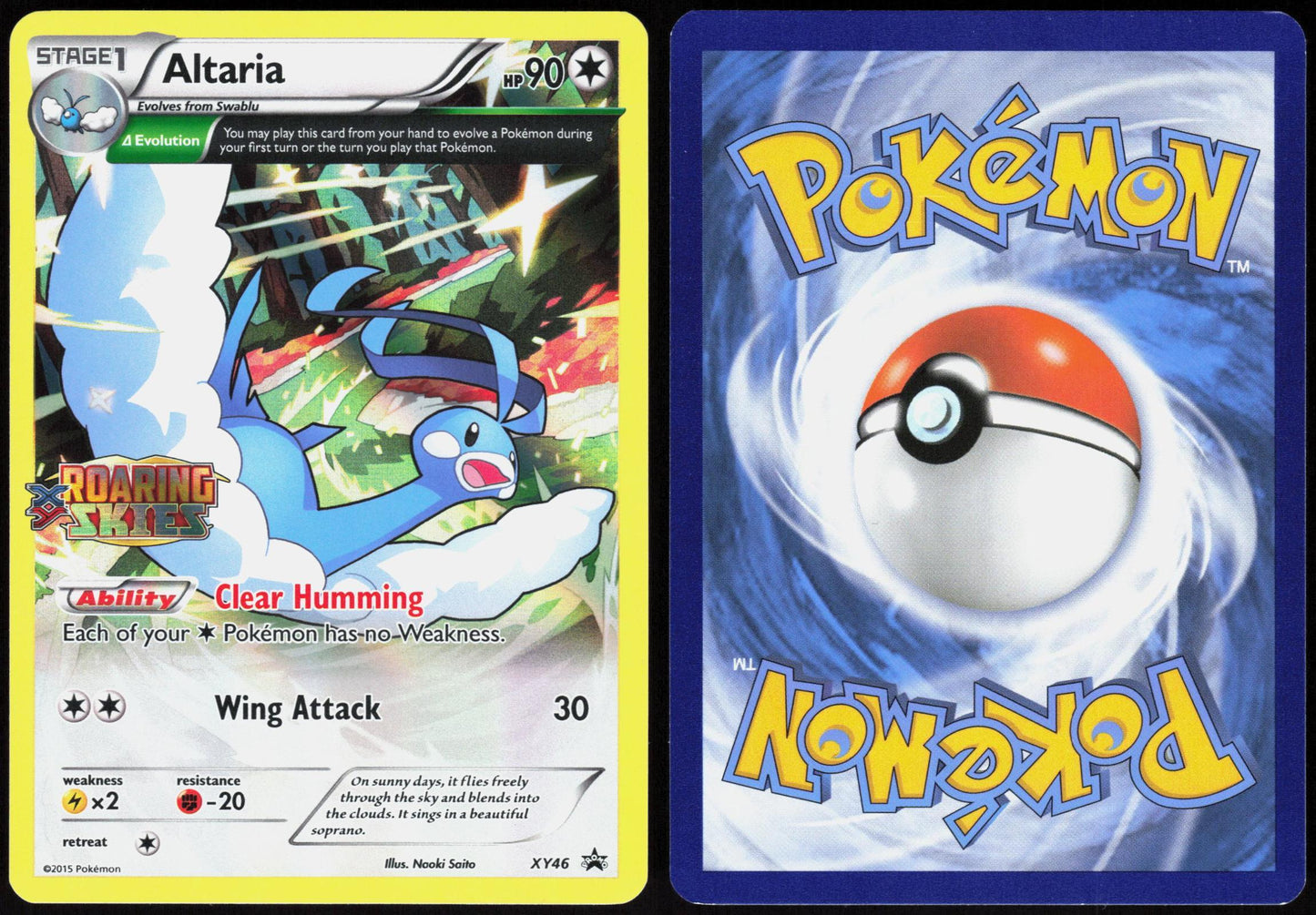 ALTARIA (PRERELEASE) XY46 XY PROMO POKEMON PROMO LP