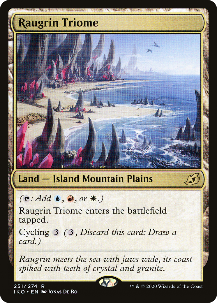 MAGIC: THE GATHERING  - Raugrin Triome (IKO-251) - Ikoria: Lair of Behemoths