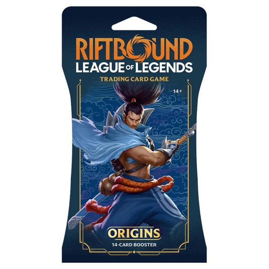RIFTBOUND : LEAGUE OF LEGENDS : ORIGINS BOOSTER PACK (PREORDER)