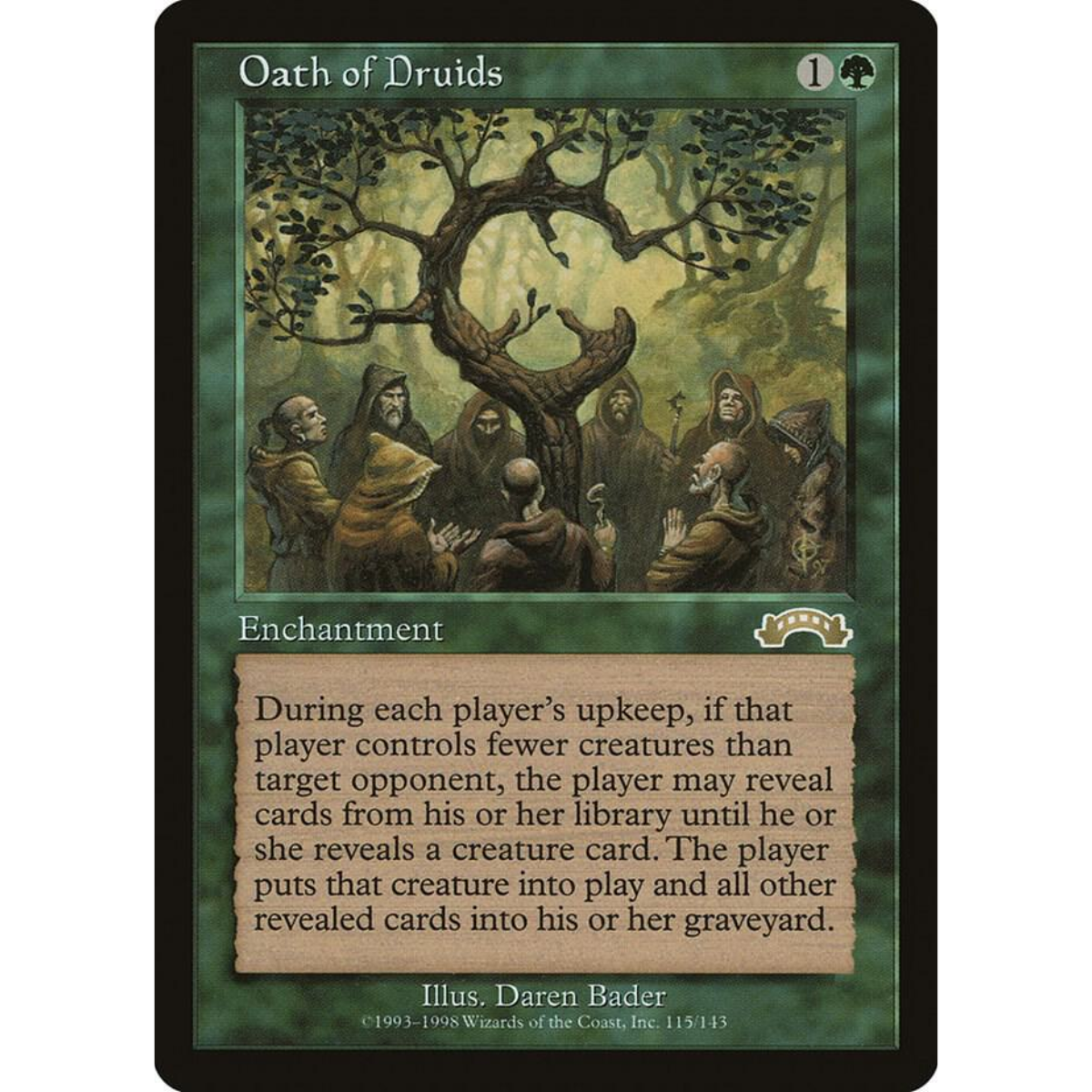 MAGIC THE GATHERING - OATH OF DRUIDS - EXODUS